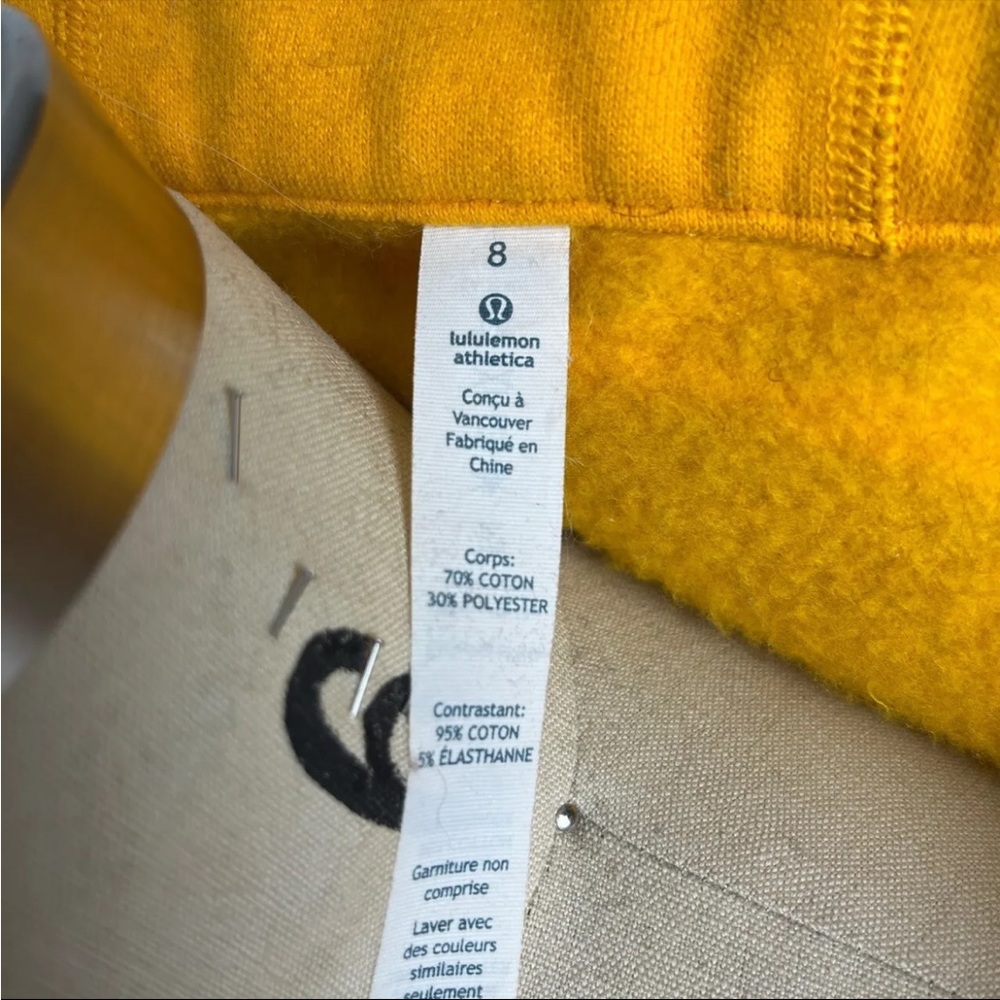 LULULEMON SCUBA HOODIE II-POP STRIPE HEATHERED GREY/BANANARAMA/PRETTY PURPLE-8 - Picture 7 of 9